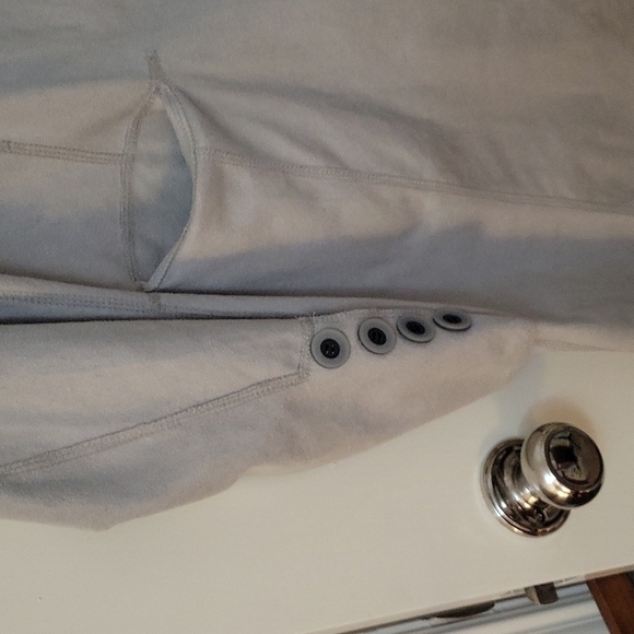 RACHEL ZOE Vegan Interchangeable Suede Crocodile Print Draped Wrap Jacket - Picture 9 of 11